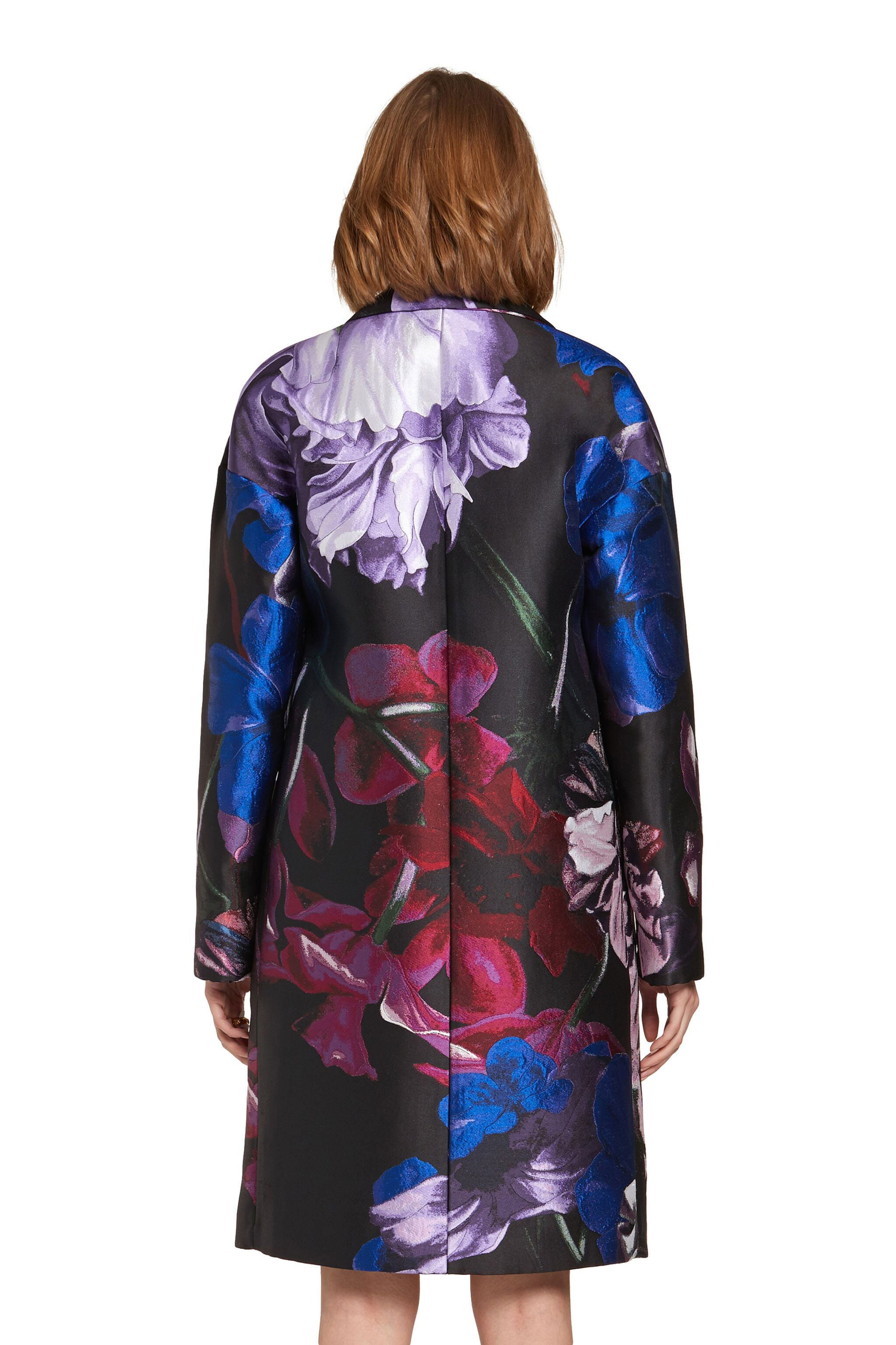 RC Marchito silk jacquard coat Purple JQT508-FY046