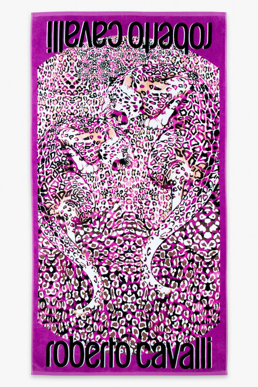 HO Leo Camouflage Print Beach Towel PINK UALH05-IH006