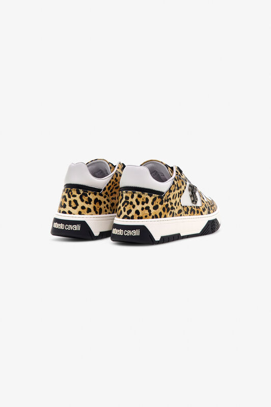 RC Low-Top Sneakers with Jaguar Print Light Brown SKS045-PZA90