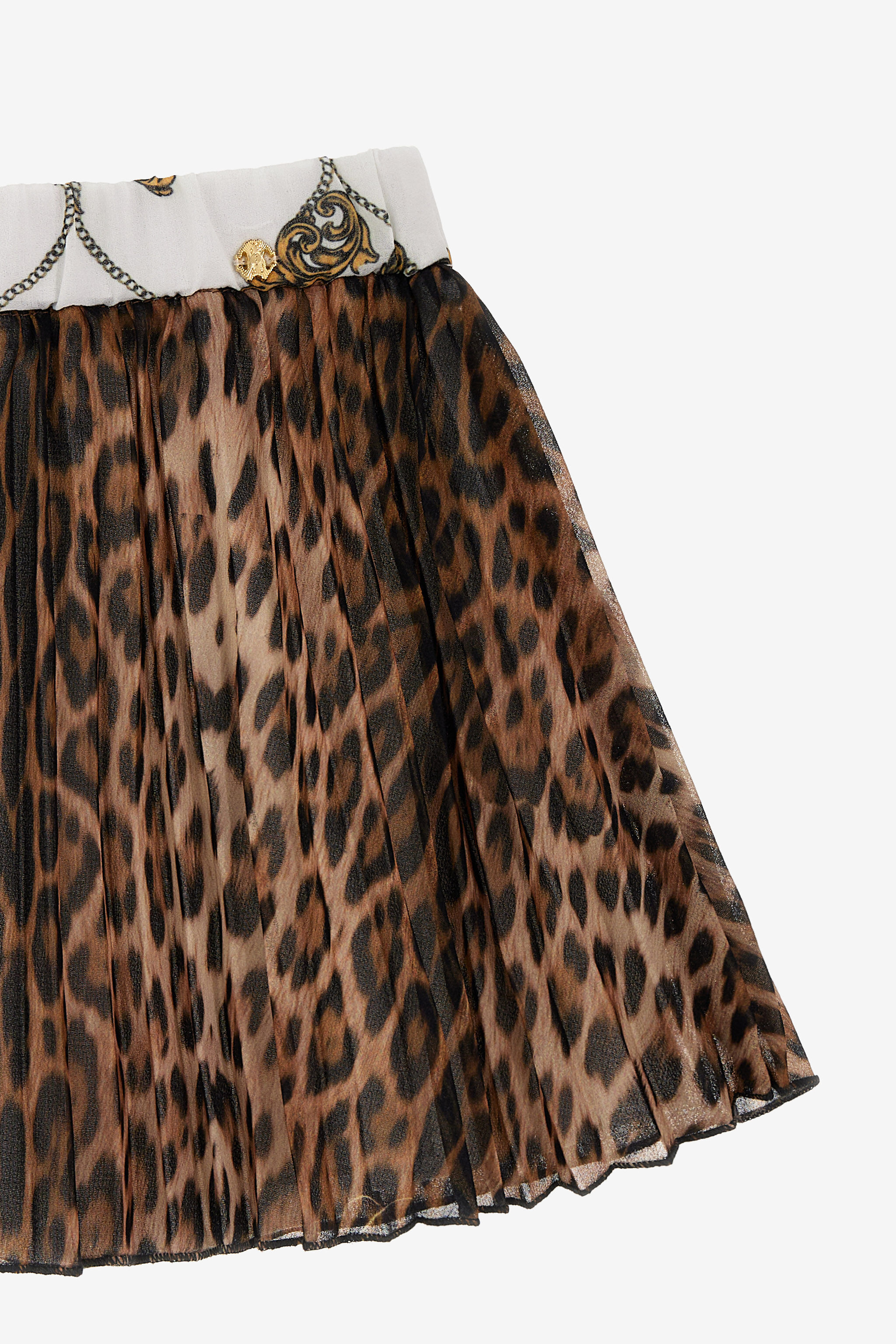 JU Skirt Leopard print Light brown SJT300-2NI73