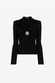 ${brand} Embellished Gathered Top ${colorDescription} ${masterID}