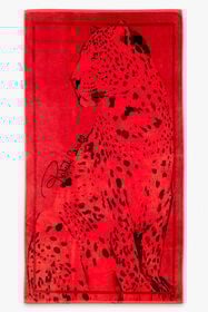 ${brand} Big Cat Print Beach Towel ${colorDescription} ${masterID}