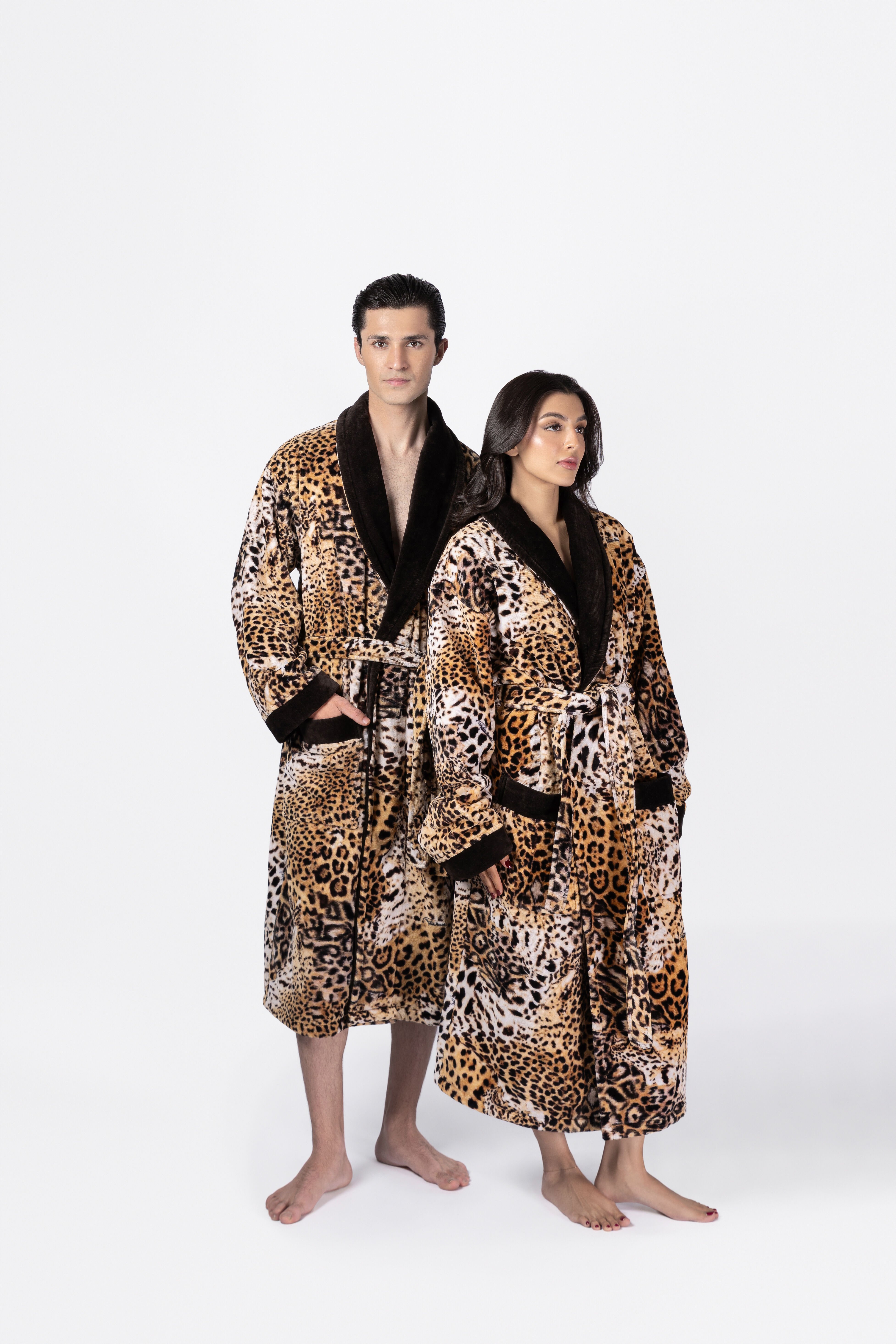 HO Jaguar Skin Print Bath Robe HO Jaguar Skin Print Bath Robe JAGUAR SKIN VALH10-IH019