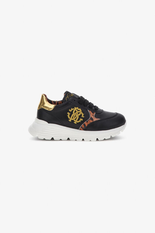 JU Sneaker JU Sneaker Black/Gold RJS01U-PZJ10