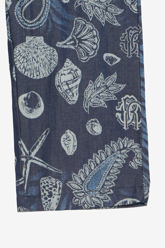 JU Bermuda Stampa Marina Blu scuro UJJ200-DYO39