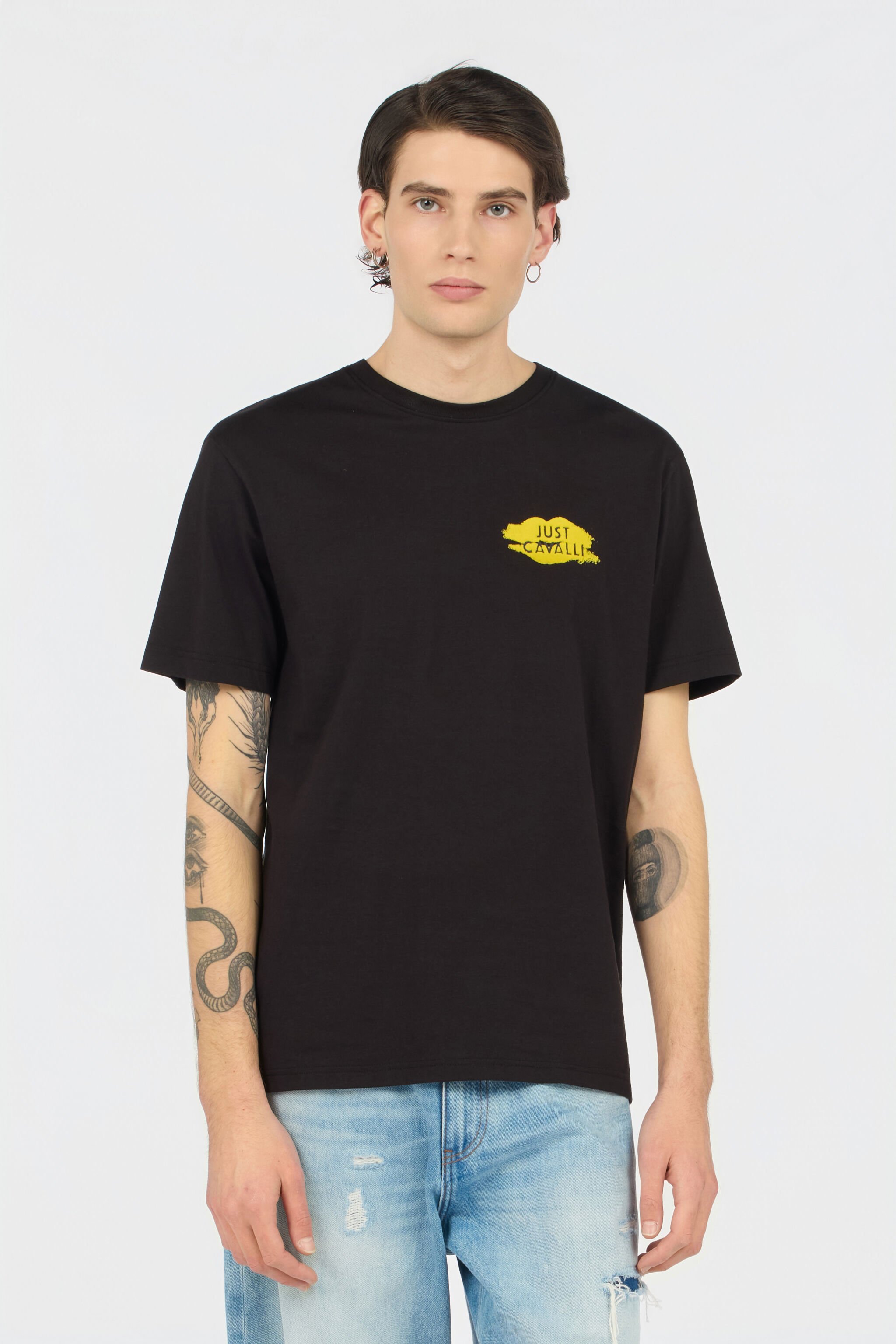 JC T-shirt Nera Con Logo BLACK WFT088-WF118