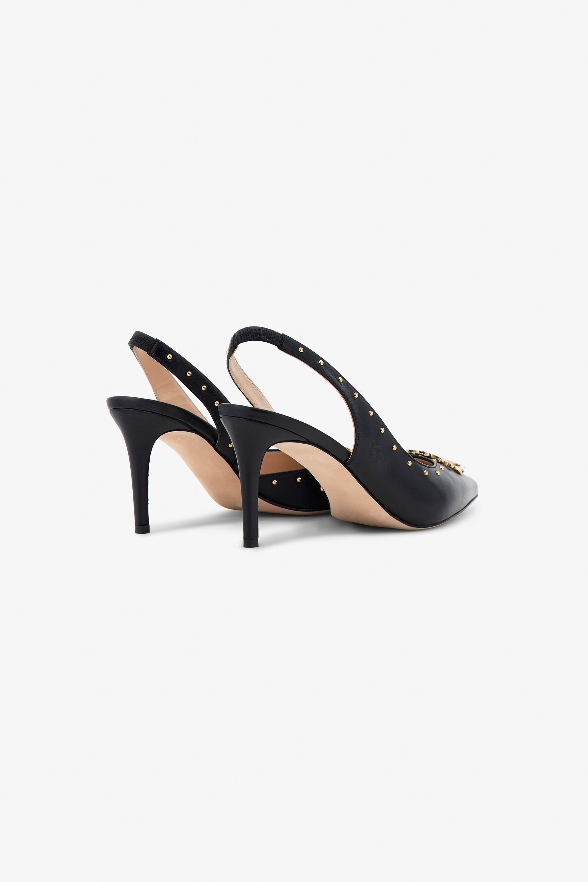 RC Slingback in pelle Nero OOS01E-PZ085