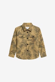 JU Camicia Stampa Jungle KHAKY TJT70F-7MN36