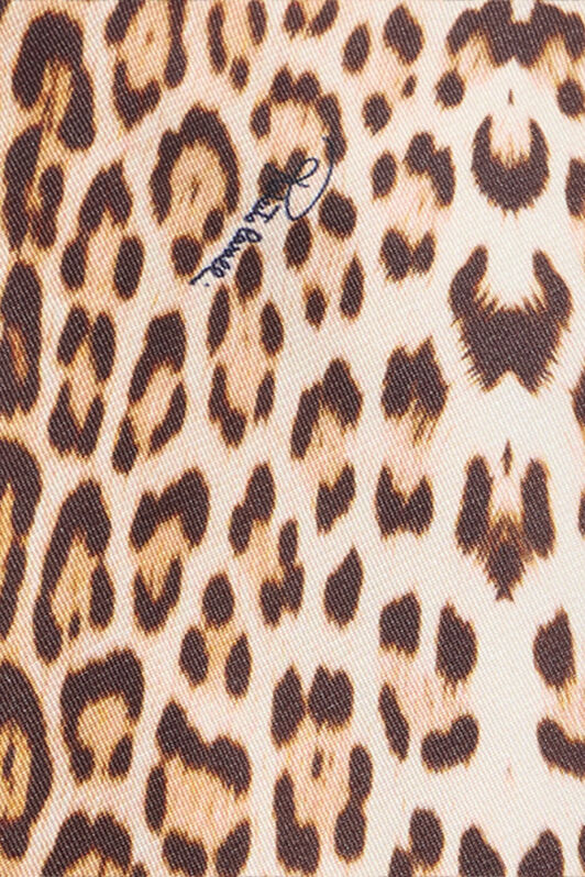 JU Dress with Jaguar Skin Print NATURAL VJT10F-FXO52