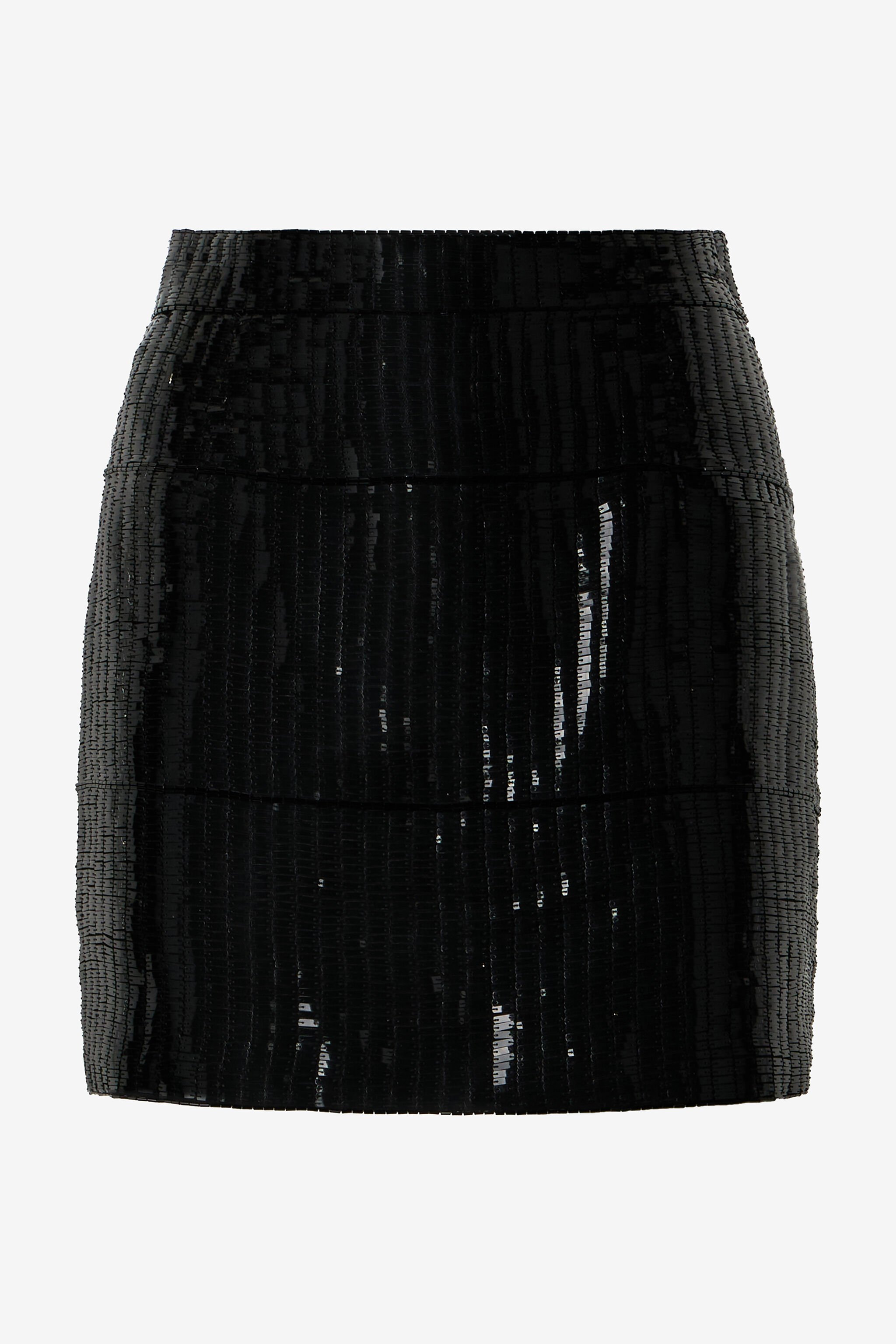 RC Sequin Mini Skirt BLACK WKR307-GG001