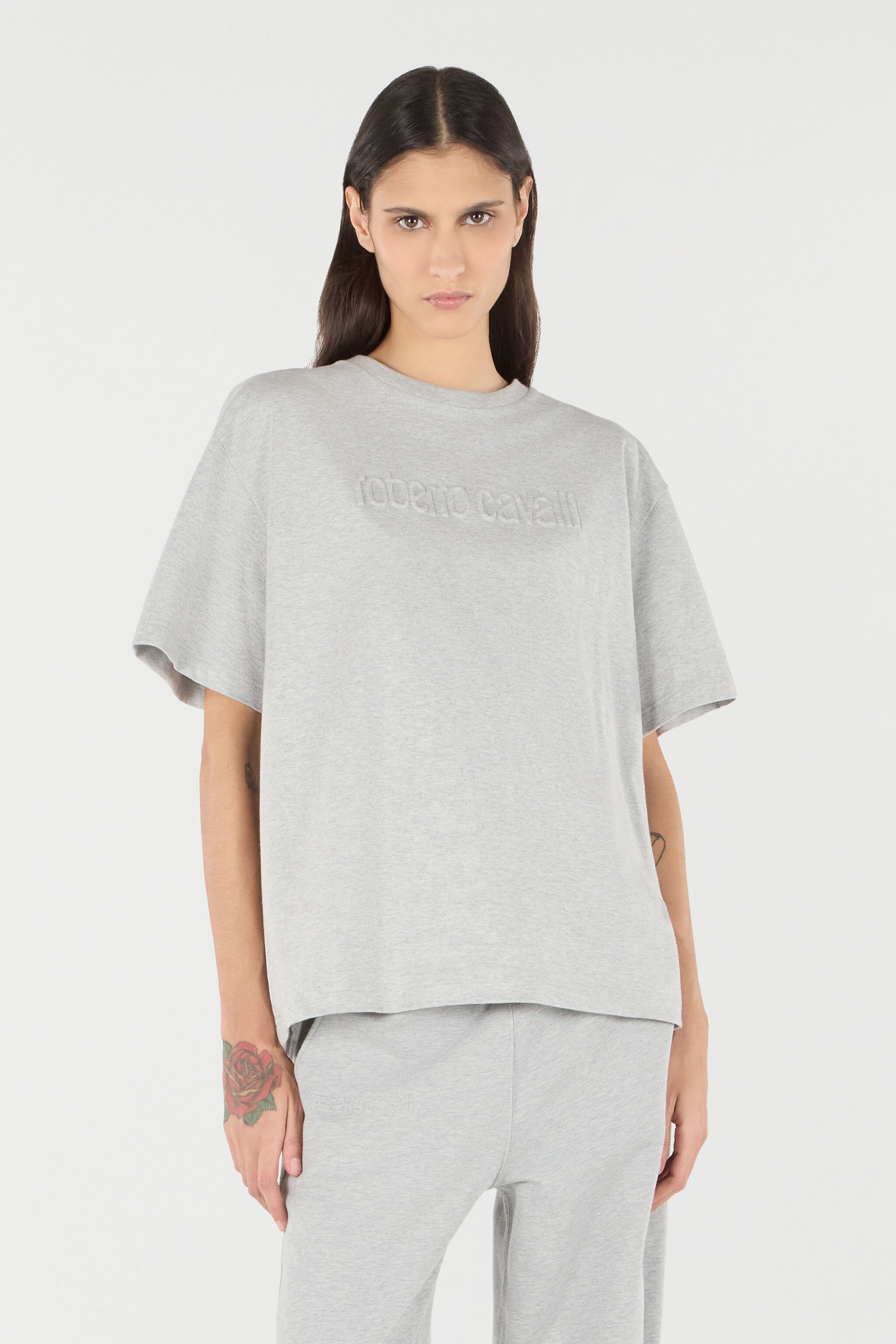 RC Camiseta con logotipo Gris UKT60C-JD017