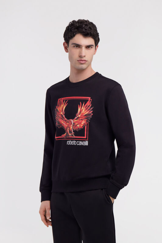 RC Printed sweatshirt Noir NOT66A-CF052
