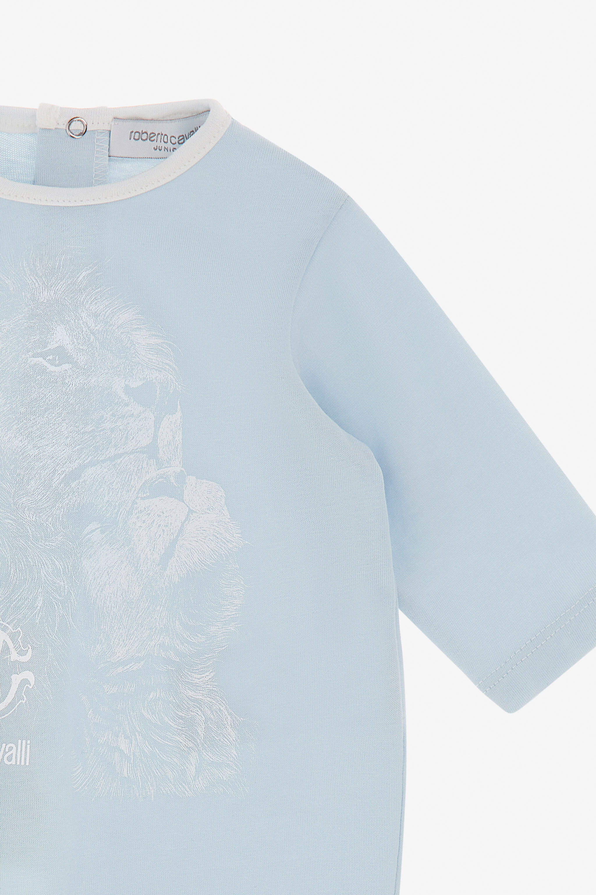 JU Set With Lions And RC Monogram BABY BLUE TJT811-JD001
