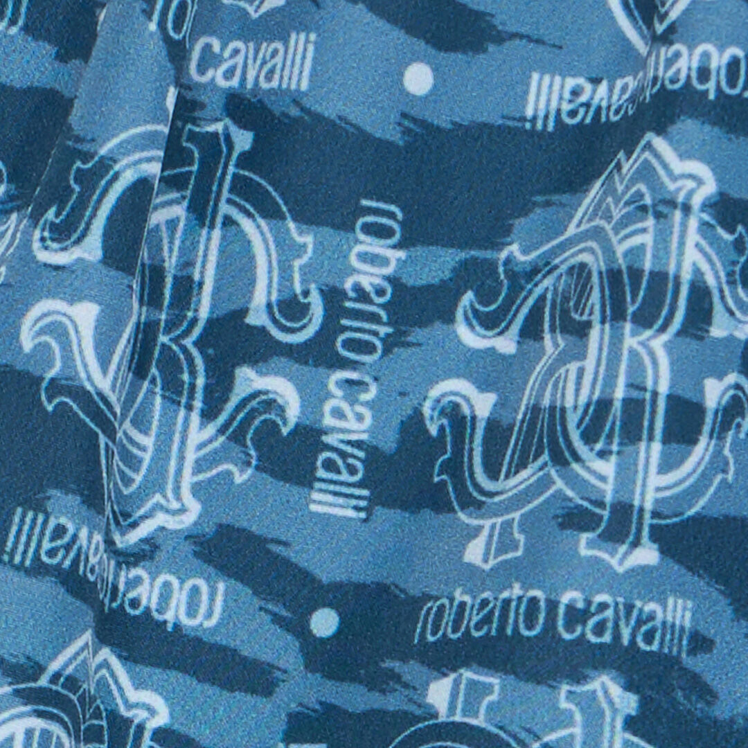 JU Short De Bain Tiger Skin Bleu UJT00A-5RO44