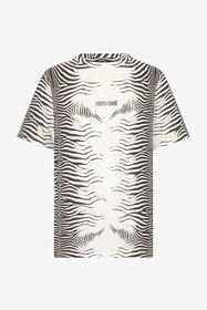 RC T-Shirt Stampa Zebra WHITE/BLACK ZEBRA SOT60L-JD020