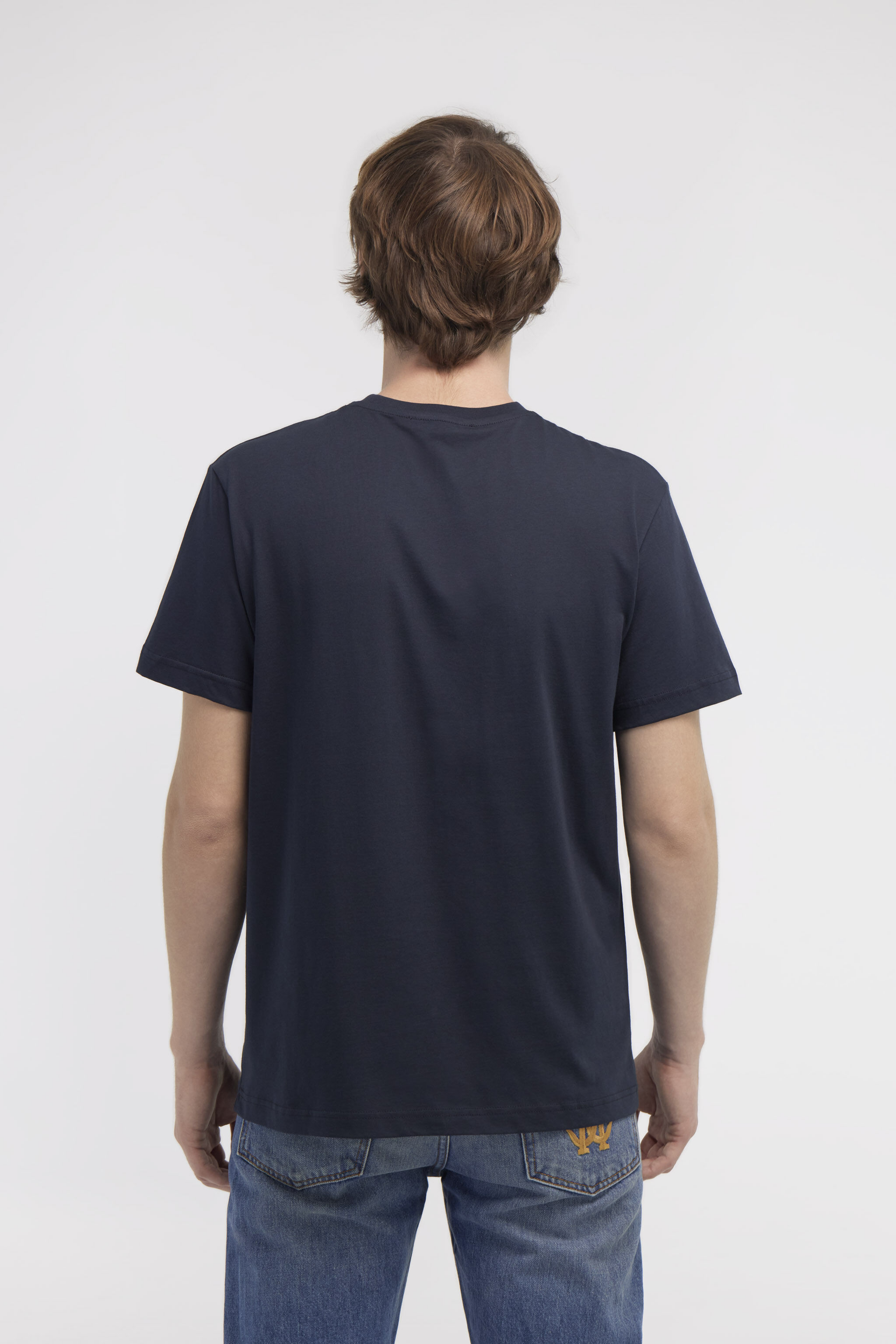RC T-shirt with Jaguar logo and print Bleu foncé NOT60Q-JD060