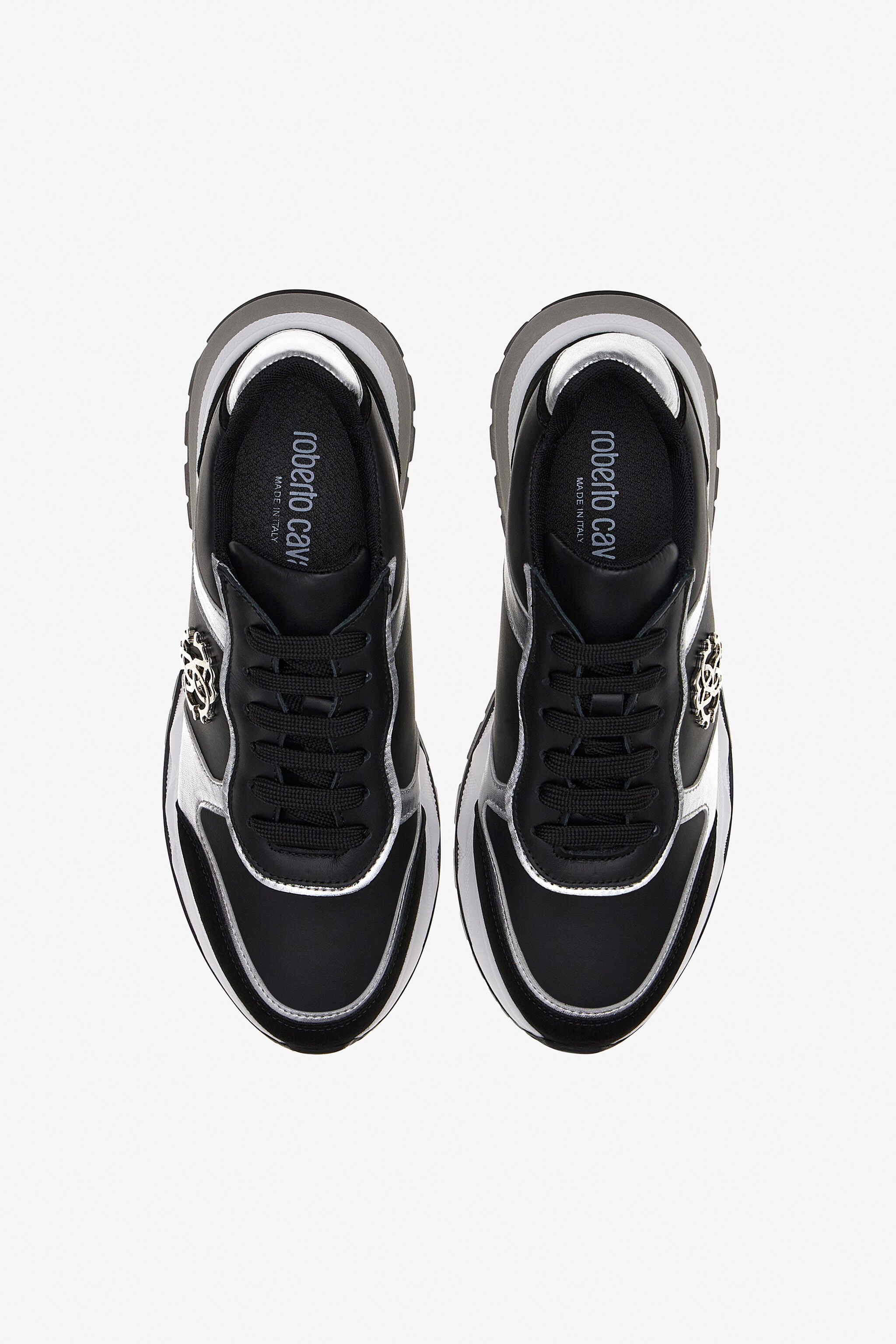 RC RC logo sneakers Black/Silver NOS00D-PNO01