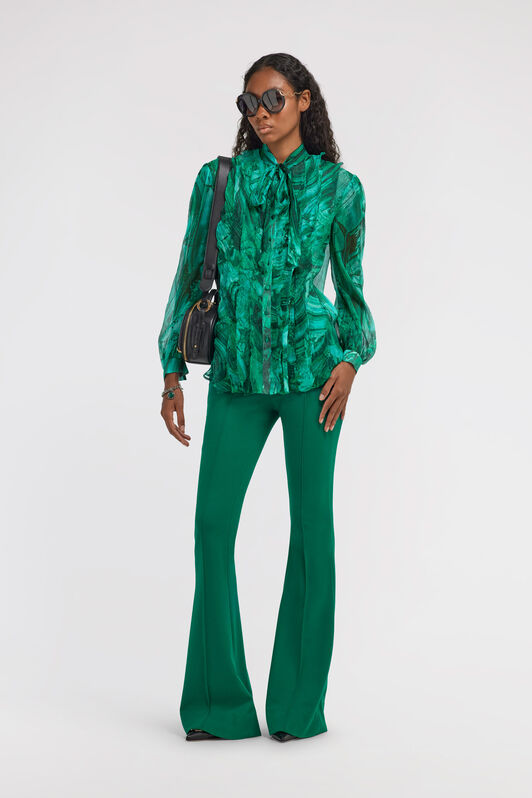 RC Malachite Print Blouse Green TKT711-CKN06