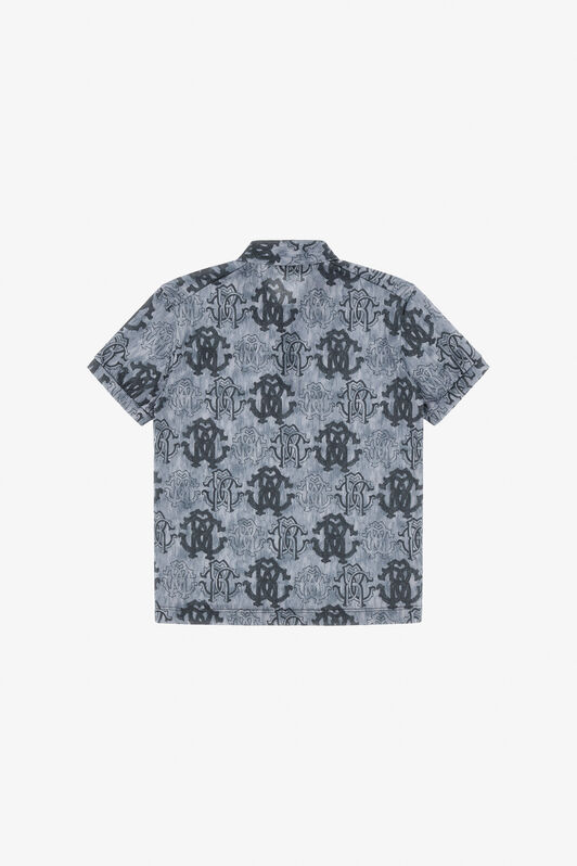 JU RC Logo Polo GREY/BLUE TJT61B-JFM11