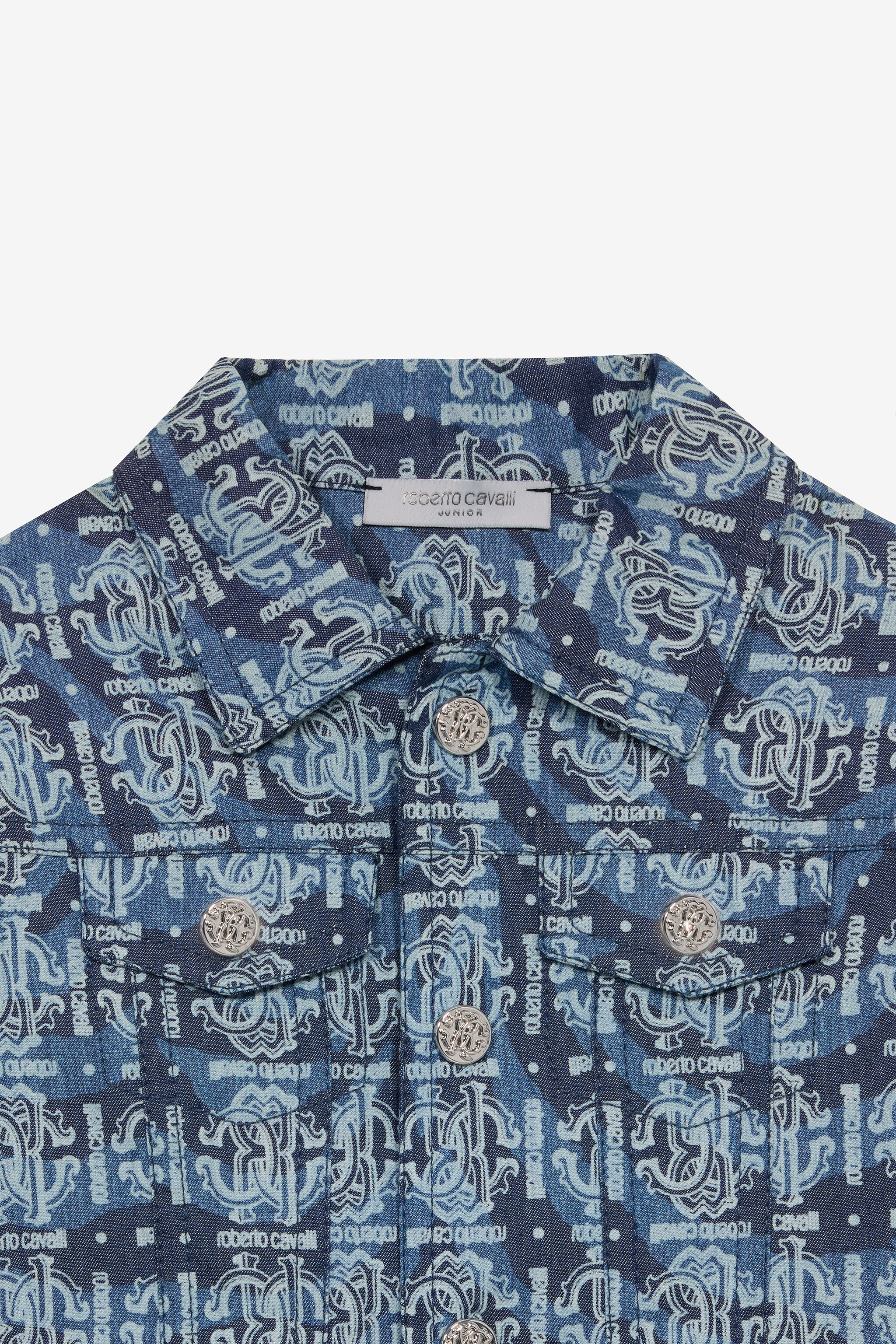 JU Giubbino Monogram RC E Lettering Blu UJJ408-DYO44