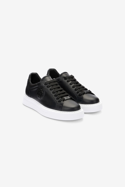 RC Black Leather Sneaker Schwarz POS00D-PZ085