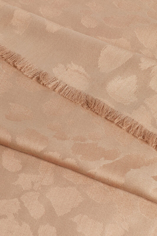 UG Schal mit Leoparden-Jacquardmuster und C Logo NUDE NYZ06Q-DJ066