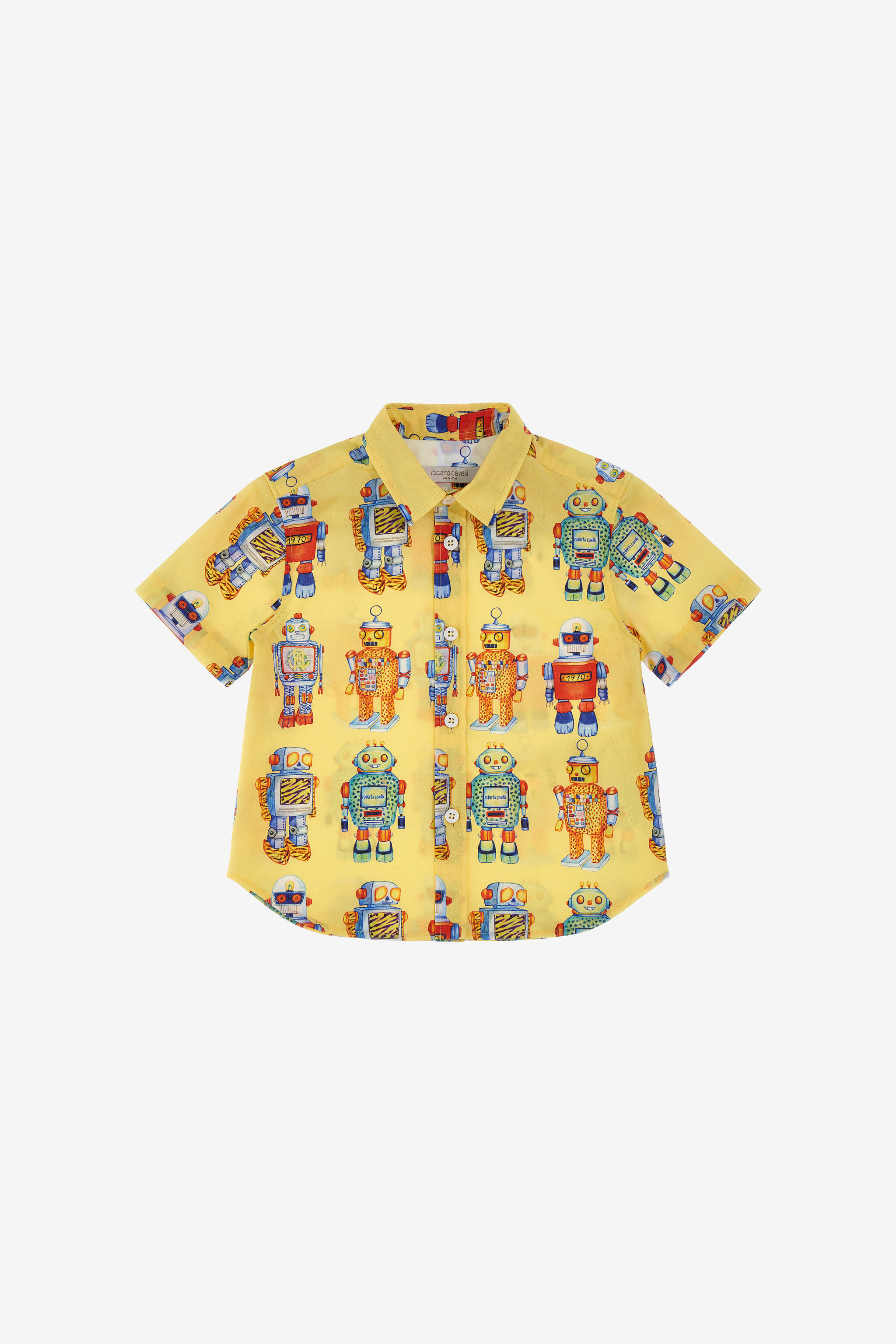 JU Printed shirt Gelb SJT700-4FI71