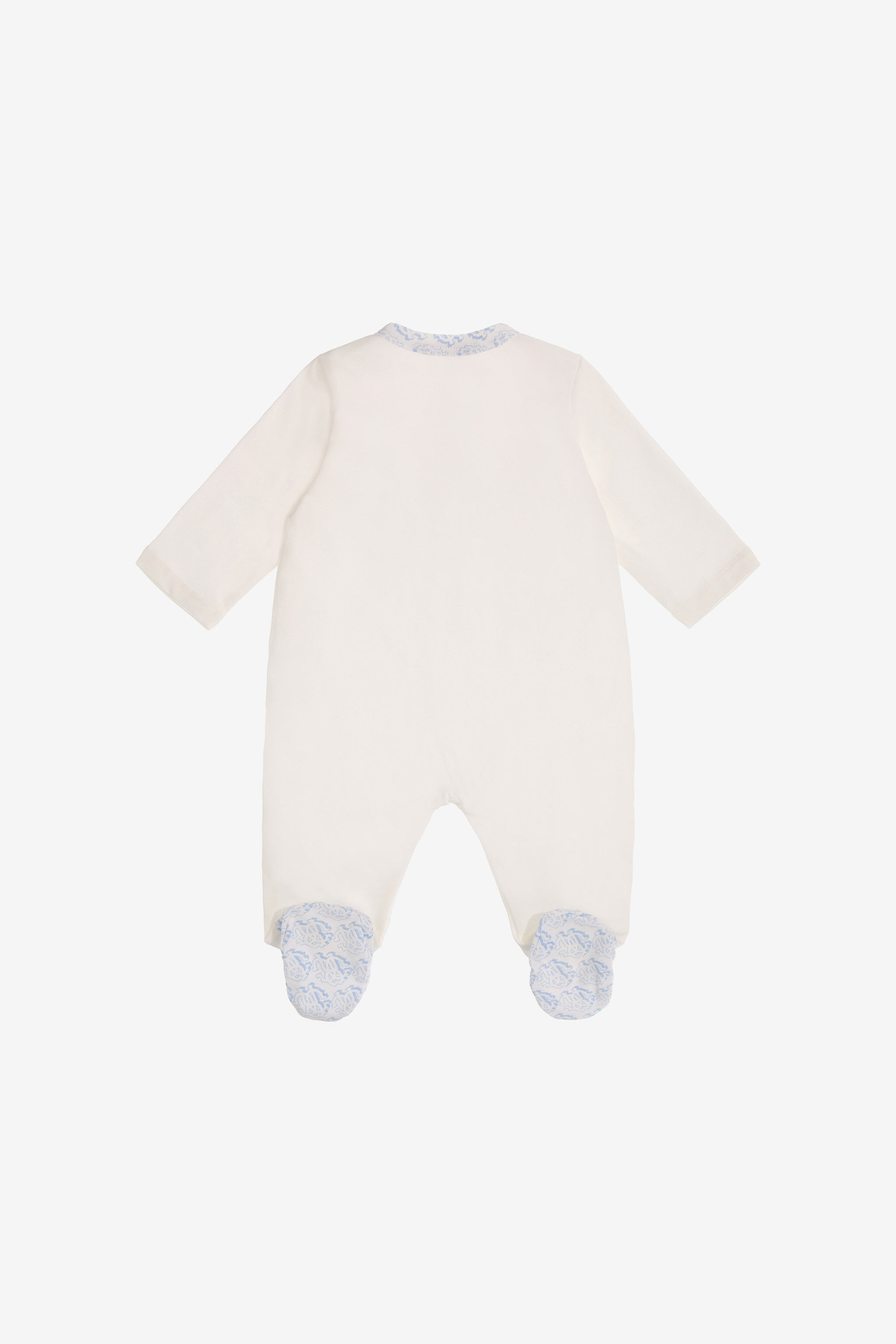 JU RC Monogram embroidery babygrow set Blue SJT838-JD001
