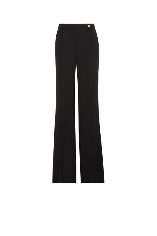 CL Straight-Leg Trousers NERO FXLWAL-IWASJ