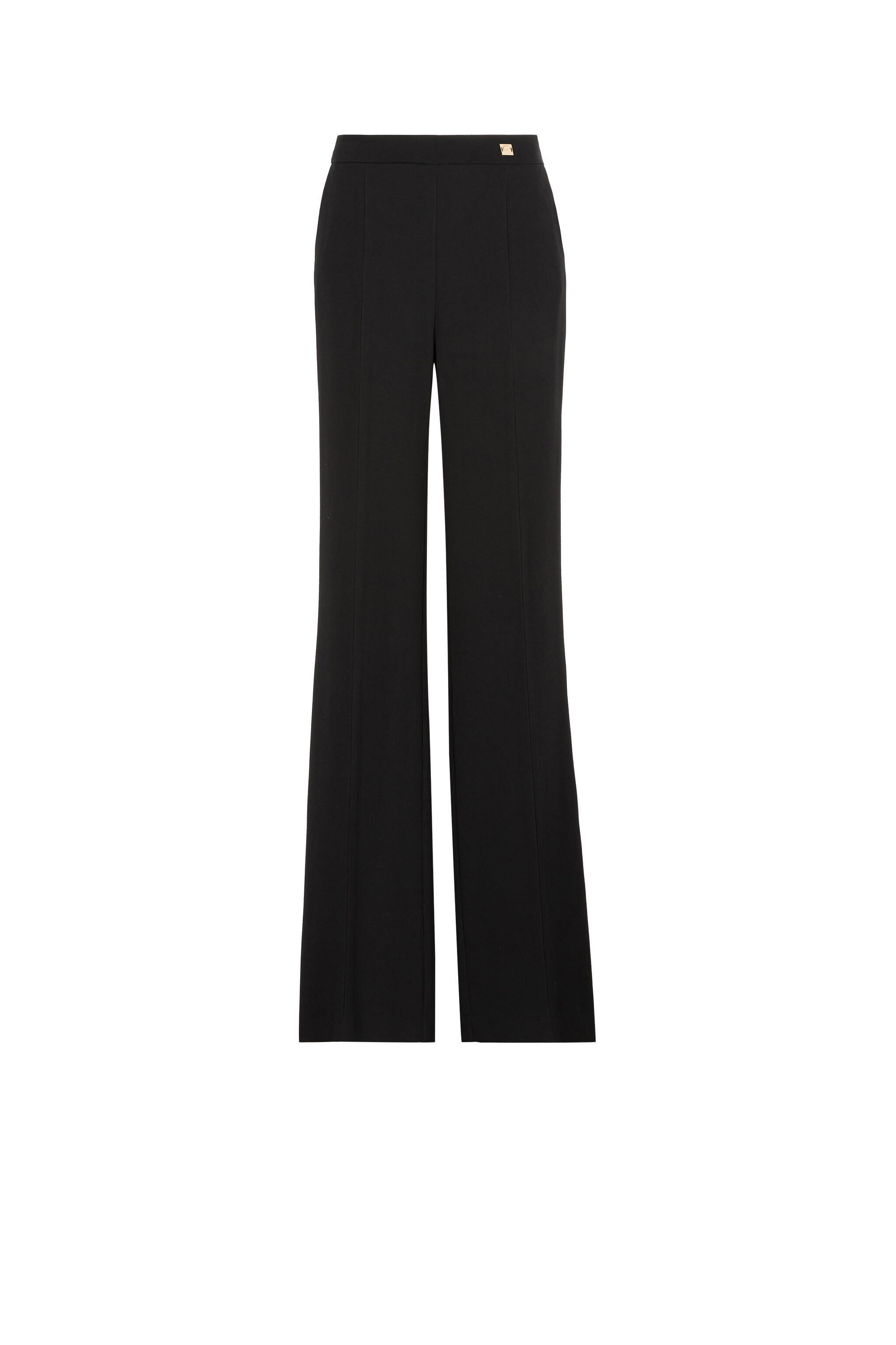CL Straight-Leg Trousers NERO FXLWAL-IWASJ