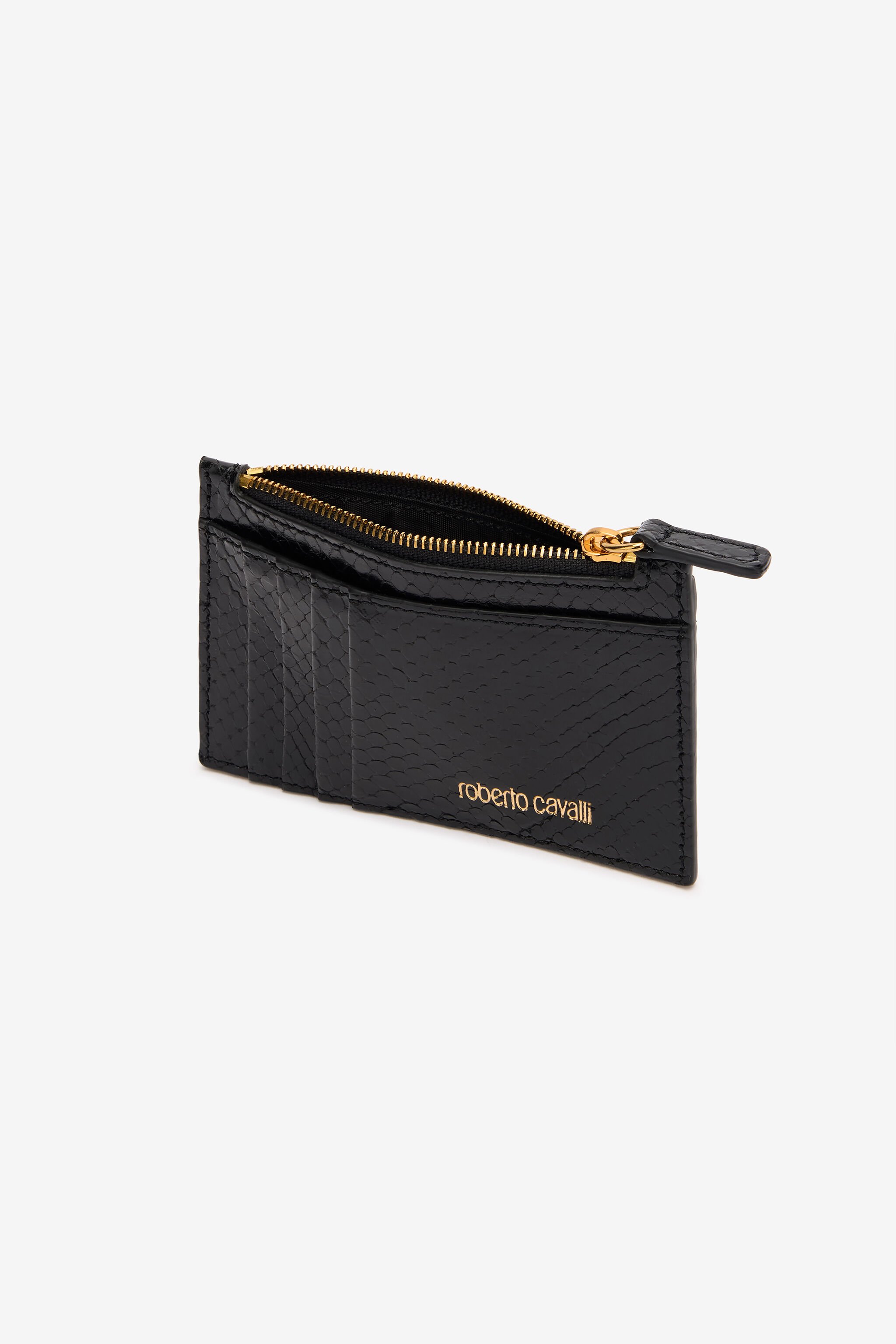 RC Geldbörse Mit Schlangen-Print Schwarz TKA005-PZ579