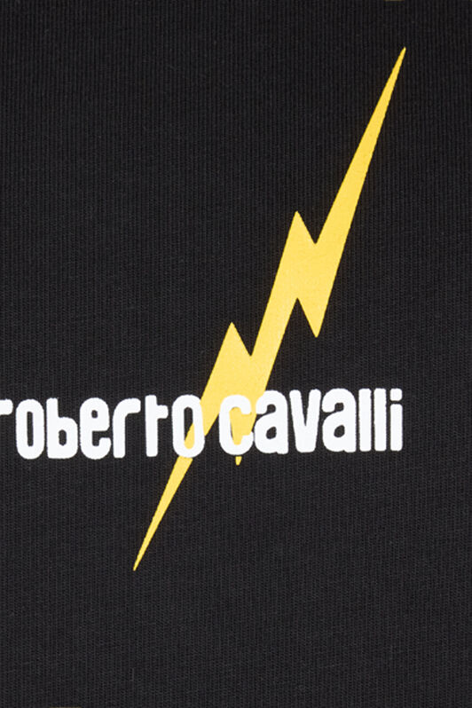 RC T-Shirt With Print And Logo Black POT62B-JD060