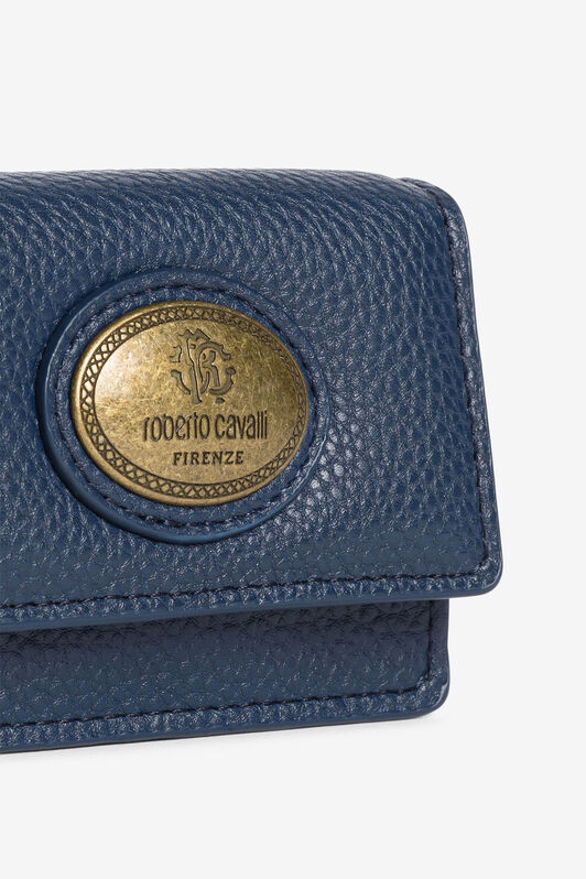 RC Portafoglio con Monogram RC Blu scuro JSA006-AB001