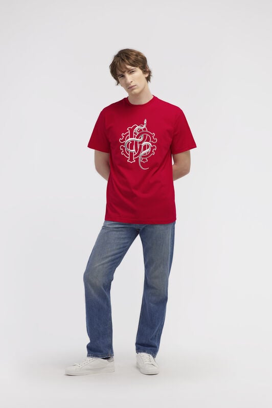 RC T-shirt with Snake print RC T-shirt with Snake print Rot NOT60T-JD060