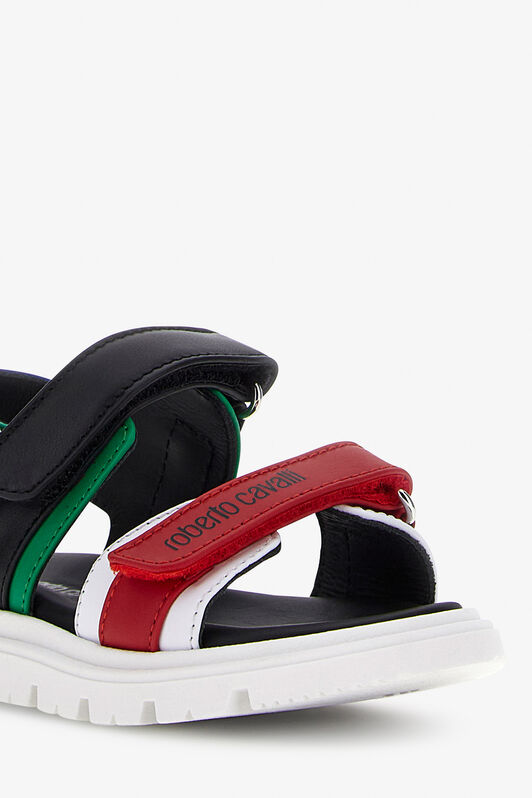 JU RC Logo Sandals MULTICOLOR SJS02C-PZJ02