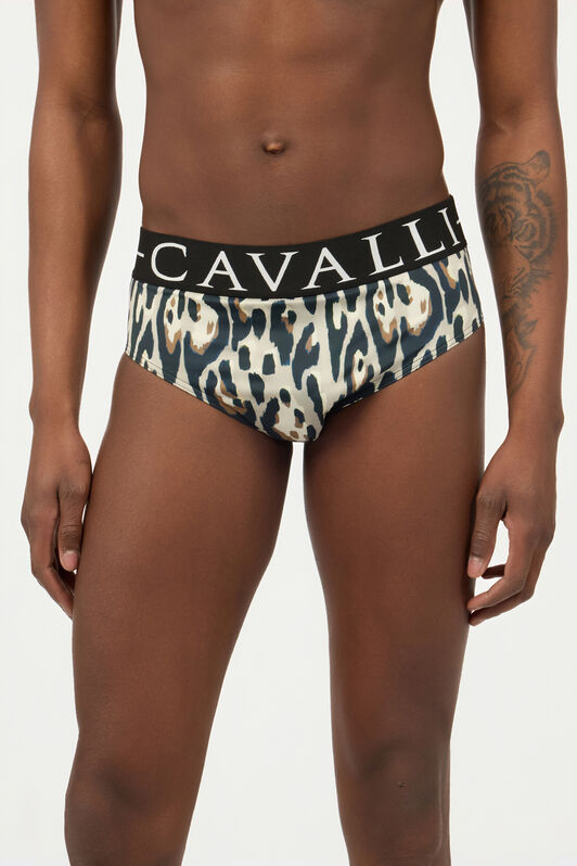 RC Bañador con logotipo de jacquard Gris oscuro QRH00N-LNF54