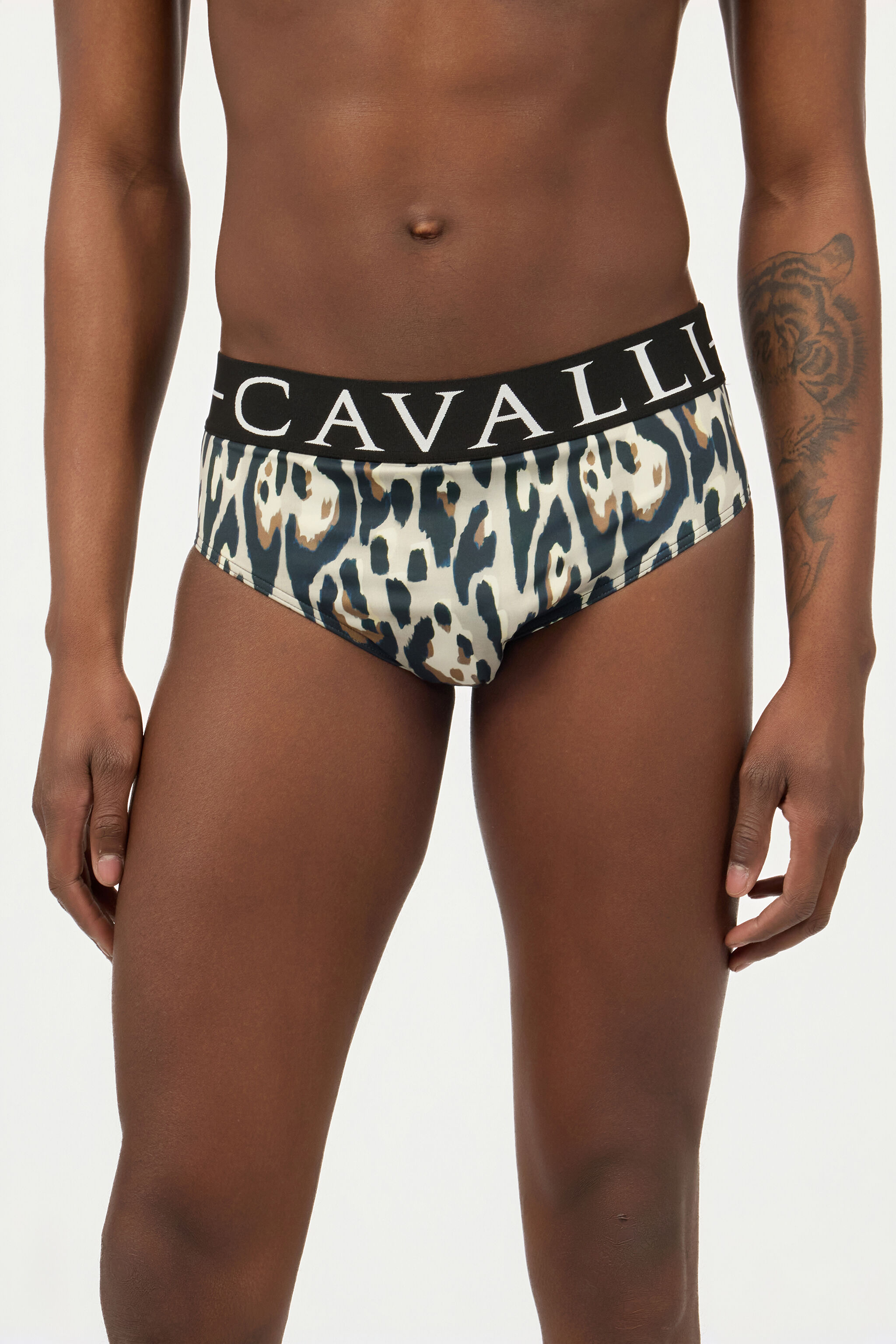 RC Bañador con logotipo de jacquard Gris oscuro QRH00N-LNF54