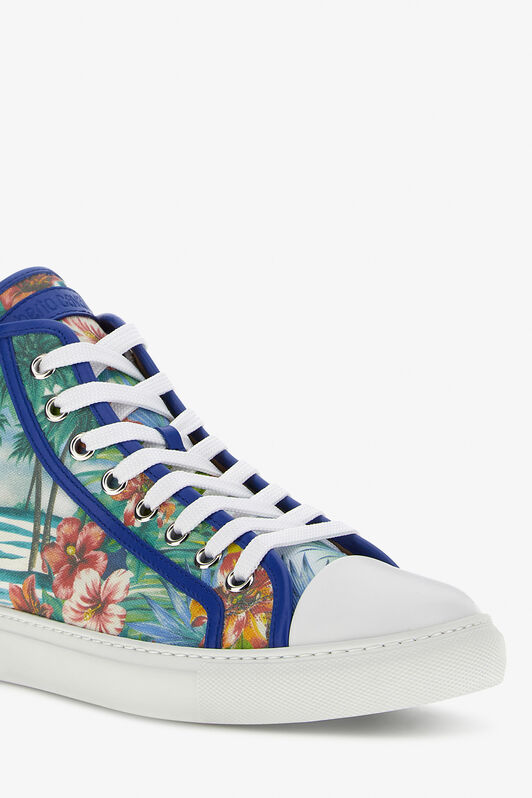 RC Sneakers stampa Hawaii Azzurro SRS039-5TL63