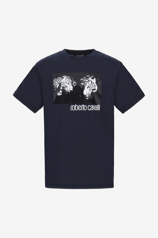 RC T-shirt with Jaguar logo and print RC T-shirt with Jaguar logo and print Dark blue NOT60C-JD060