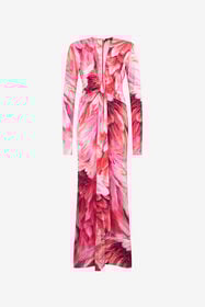 RC Plumange Print Maxi Dress PEONIA SWT152-LNL71