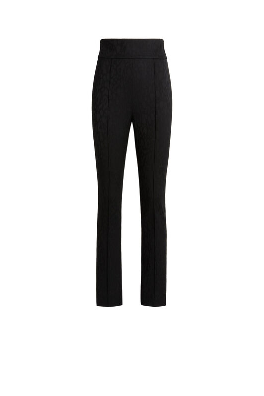 RC Leggings mit Leoparden-Print Schwarz LQT205-FY083