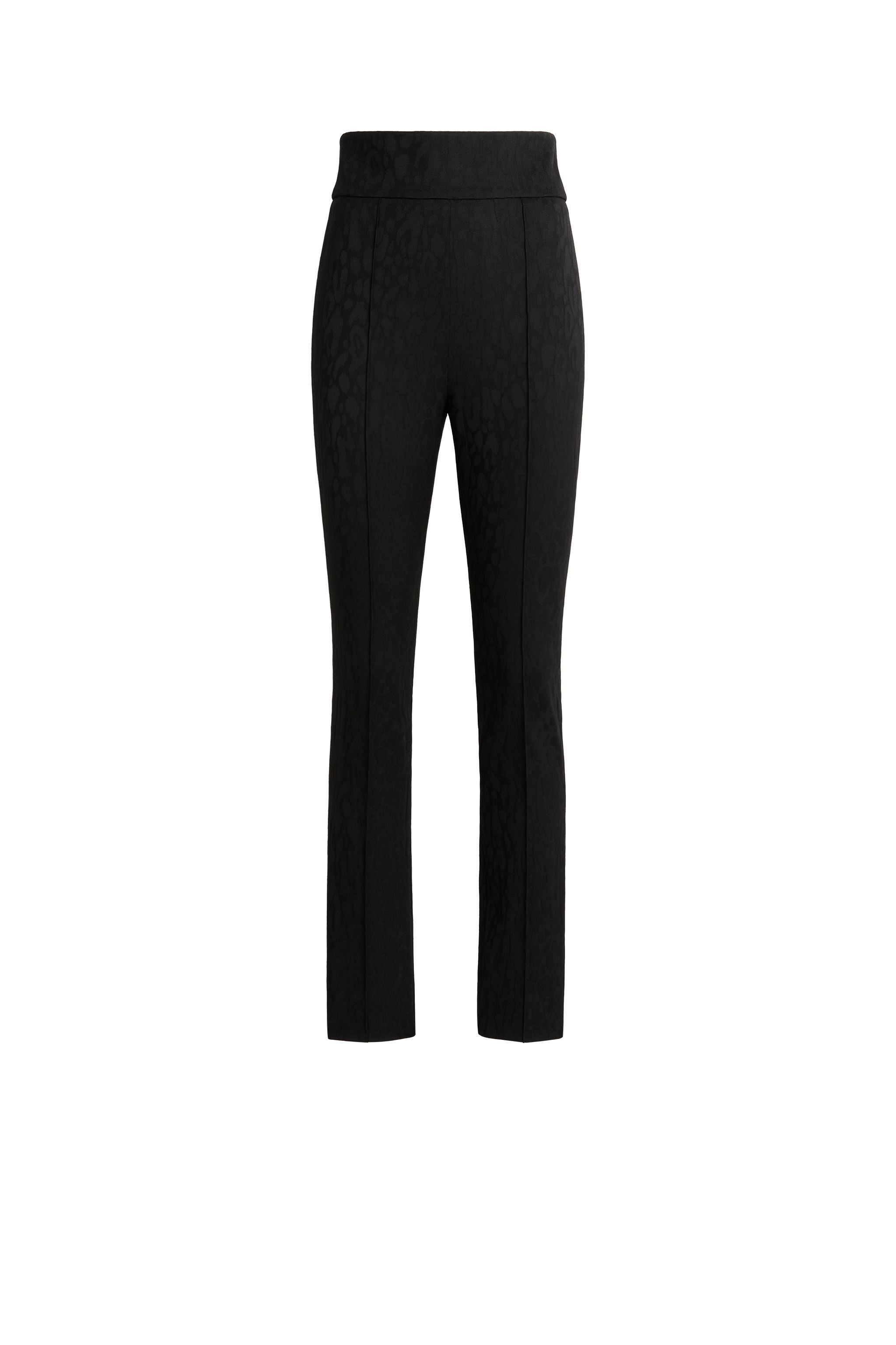 RC Leggings mit Leoparden-Print Schwarz LQT205-FY083