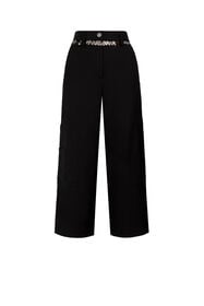 RC Sequin-Embellished Wide-Leg Trousers BLACK IWR227-CE036