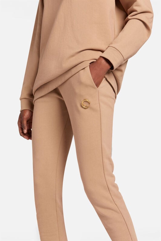 RC C Logo Cotton Sweatpants RC C Logo Cotton Sweatpants NUDE NOUGATINE NQT25A-CF050