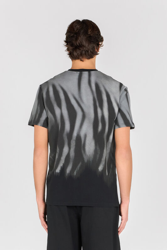 RC Tiger print T-shirt BLACK/WHITE OOT60H-JFO62