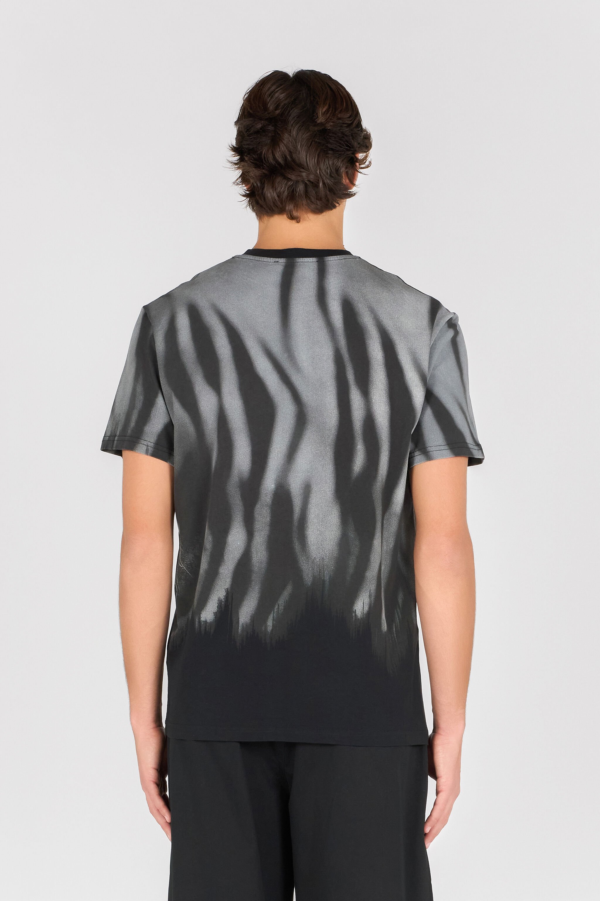 RC Tiger print T-shirt BLACK/WHITE OOT60H-JFO62