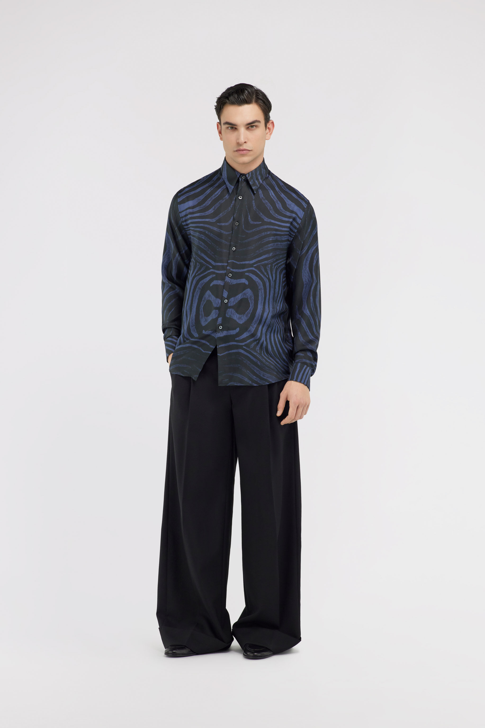 RC Printed Shirt Azul oscuro NOT70B-2NM81