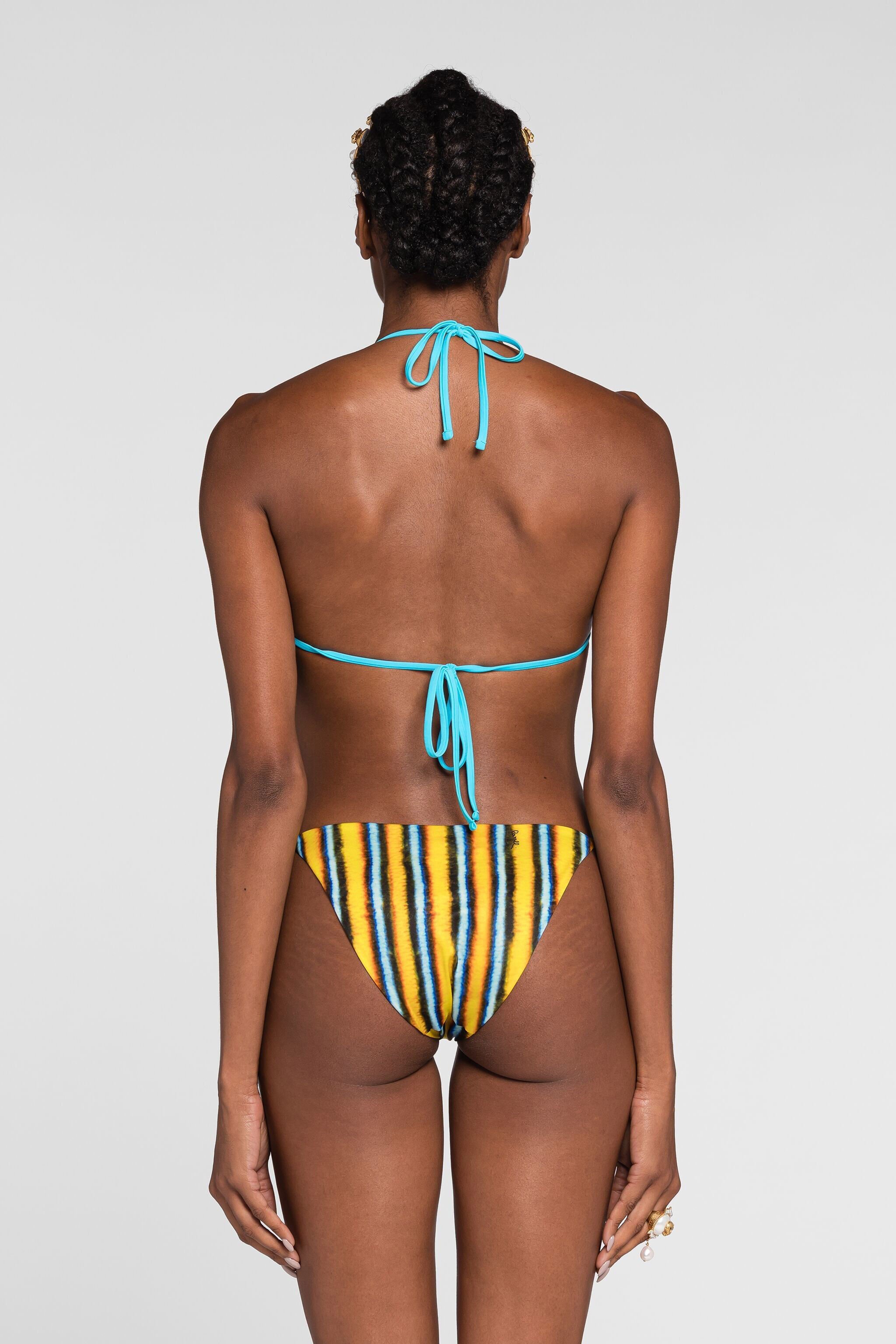 RC Bikini-Hose Mit Baidera-Print Gelb QKW00H-LNF55