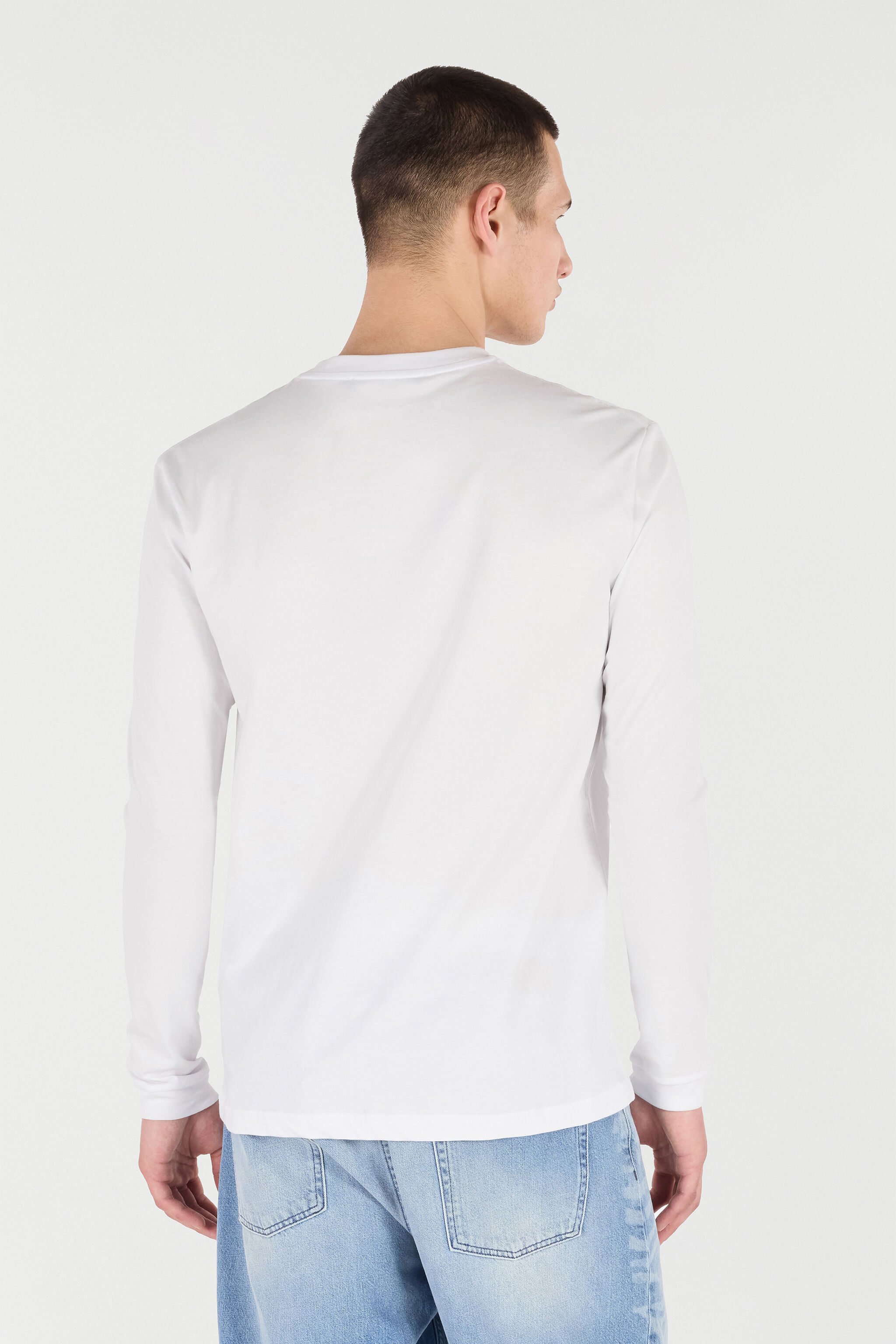 RC Camiseta De Manga Larga Con Monograma RC Blanco POT61A-JD060