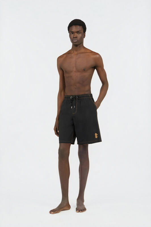 RC Bañador Bóxer Negro Con Costuras En Contraste BLACK SOH00I-FT254